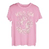 Wild Sea Meerjungfrau Boot Schiffsanker T-Shirt