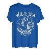 Wild Sea Meerjungfrau Boot Schiffsanker T-Shirt