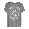 Wild Sea Meerjungfrau Boot Schiffsanker T-Shirt