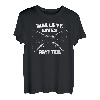 Walleye lebt Materie Fischer Zander Angeln Therapie T-Shirt