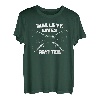 Walleye lebt Materie Fischer Zander Angeln Therapie T-Shirt