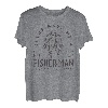 Jesus hat mich zum Menschenfischer gemacht Christlicher Fischerfischer T-Shirt