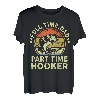Herren Funny Dad Jokes Full Time Dad Part Time Hooker Angeln Papa T-Shirt