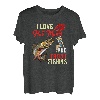 Herren Angeln mit gesprenkelten Bachforellen Ich liebe heiße Mütter T-Shirt