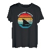 Herren Retro Sunset Feeling Nauti Funny Sailing Sailor Humor Boat T-Shirt