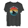 Herren Retro Sunset Feeling Nauti Funny Sailing Sailor Humor Boat T-Shirt