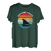 Herren Retro Sunset Feeling Nauti Funny Sailing Sailor Humor Boat T-Shirt