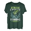Angelstress wird durch nicht genug Angeln verursacht T-Shirt