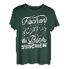 Angeln Fischen Bier Fun Beerpong Hopfen Trinkspiel Angeln T-Shirt