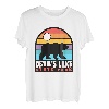 Devils Lake State Park Wisconsin Bär im Retro-Stil bei Sonnenuntergang T-Shirt