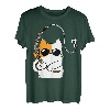 Katze Katzenbesitzer Kätzchen Angler Angel Liebhaber T-Shirt