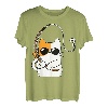 Katze Katzenbesitzer Kätzchen Angler Angel Liebhaber T-Shirt
