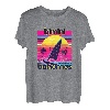Bimini Retro 80er Jahre Style Souvenir Strand T-Shirt