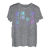 I want to eat yakiniku with someone else's gold] Lustiges Schriftzug-T-Shirt, Herren, lustige holografische Farbkalligraphie T-Shirt