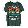 Ich hasse es, herauszuziehen, Bootfahren und Segel-Lifestyle T-Shirt