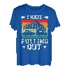 Ich hasse es, herauszuziehen, Bootfahren und Segel-Lifestyle T-Shirt