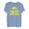 May the fish be with you Angler Fischer Wars T-Shirt