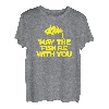 May the fish be with you Angler Fischer Wars T-Shirt