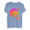 Rockfish Retro 80er Jahre Stil Vintage Angeln T-Shirt