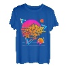 Rockfish Retro 80er Jahre Stil Vintage Angeln T-Shirt