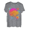Rockfish Retro 80er Jahre Stil Vintage Angeln T-Shirt