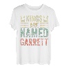 Kings Are Named Garrett Shirt Lustiger personalisierter Name T-Shirt