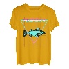 Zander Fisch Ästhetisch Retro Zander Angeln T-Shirt