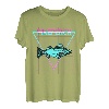Zander Fisch Ästhetisch Retro Zander Angeln T-Shirt