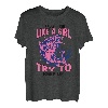 Ich weiß, ich fische wie ein Mädchen, versuche Schritt zu halten lustige Angelfrauen T-Shirt