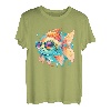 Niedliche goldene Karpfen für Fischliebhaber und Fischmütter T-Shirt
