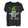 Angler Elf Herren Jungs Angeln Elf Design Weihnachten T-Shirt