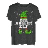 Angler Elf Herren Jungs Angeln Elf Design Weihnachten T-Shirt