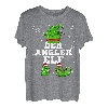 Angler Elf Herren Jungs Angeln Elf Design Weihnachten T-Shirt