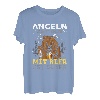 Herren Angeln und Bier Angler Sprüche T-Shirt