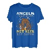 Herren Angeln und Bier Angler Sprüche T-Shirt
