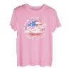 Fischen Ist Abenteuer US Flagge T-Shirt