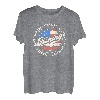 Fischen Ist Abenteuer US Flagge T-Shirt