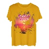 Imperial Beach, Kalifornien, Palmen, Rosa Lichter, Sonnenuntergang, Vintage-Stil T-Shirt