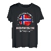 Träume ständig von Norwegen Flagge Skandinavien Urlaub T-Shirt