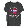Träume ständig von Norwegen Flagge Skandinavien Urlaub T-Shirt