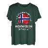 Träume ständig von Norwegen Flagge Skandinavien Urlaub T-Shirt