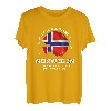 Träume ständig von Norwegen Flagge Skandinavien Urlaub T-Shirt