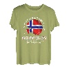 Träume ständig von Norwegen Flagge Skandinavien Urlaub T-Shirt