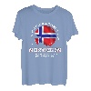 Träume ständig von Norwegen Flagge Skandinavien Urlaub T-Shirt
