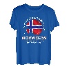 Träume ständig von Norwegen Flagge Skandinavien Urlaub T-Shirt