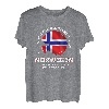 Träume ständig von Norwegen Flagge Skandinavien Urlaub T-Shirt
