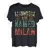 Lustiges Trikot mit personalisiertem Namen, Kings Are Named Mailand T-Shirt