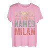 Lustiges Trikot mit personalisiertem Namen, Kings Are Named Mailand T-Shirt