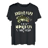 Herren Angler Papa Wie Ein Normaler Papa Nur Viel Cooler Vatertag T-Shirt