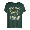Herren Angler Papa Wie Ein Normaler Papa Nur Viel Cooler Vatertag T-Shirt